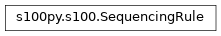 Inheritance diagram of SequencingRule